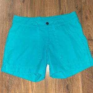 Turquoise Magellan shorts